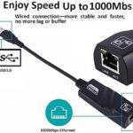 USB 3.0 to RJ45 Network Adapter 10/100/1000Mbps Portable Ethernet Network Adapter for Chromebook, MacBook, Mac Pro/Mini, XPS, Surface Pro, Ultrabook, Windows Linux, PC Brand: Generic