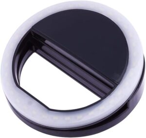 Portable White Selfie Fill Light LED Flash Ring Lighting For Mobile Phone