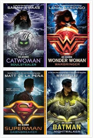The DC Icons Series Books Set (4 Books) - Wonder Woman, Catwoman, Batman, Superman