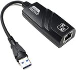 ⁦USB 3.0 to RJ45 Network Adapter 10/100/1000Mbps Portable Ethernet Network Adapter for Chromebook, MacBook, Mac Pro/Mini, XPS, Surface Pro, Ultrabook, Windows Linux, PC Brand: Generic⁩ - الصورة ⁦4⁩