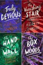 Truly Devious Series 4 Books Collection Set By Maureen Johnson (Truly Devious A Mystery, The Vanishing Stair, The Hand on the Wall, The Box in the Woods)