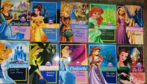 Disney Girl Characters book set 9 Books