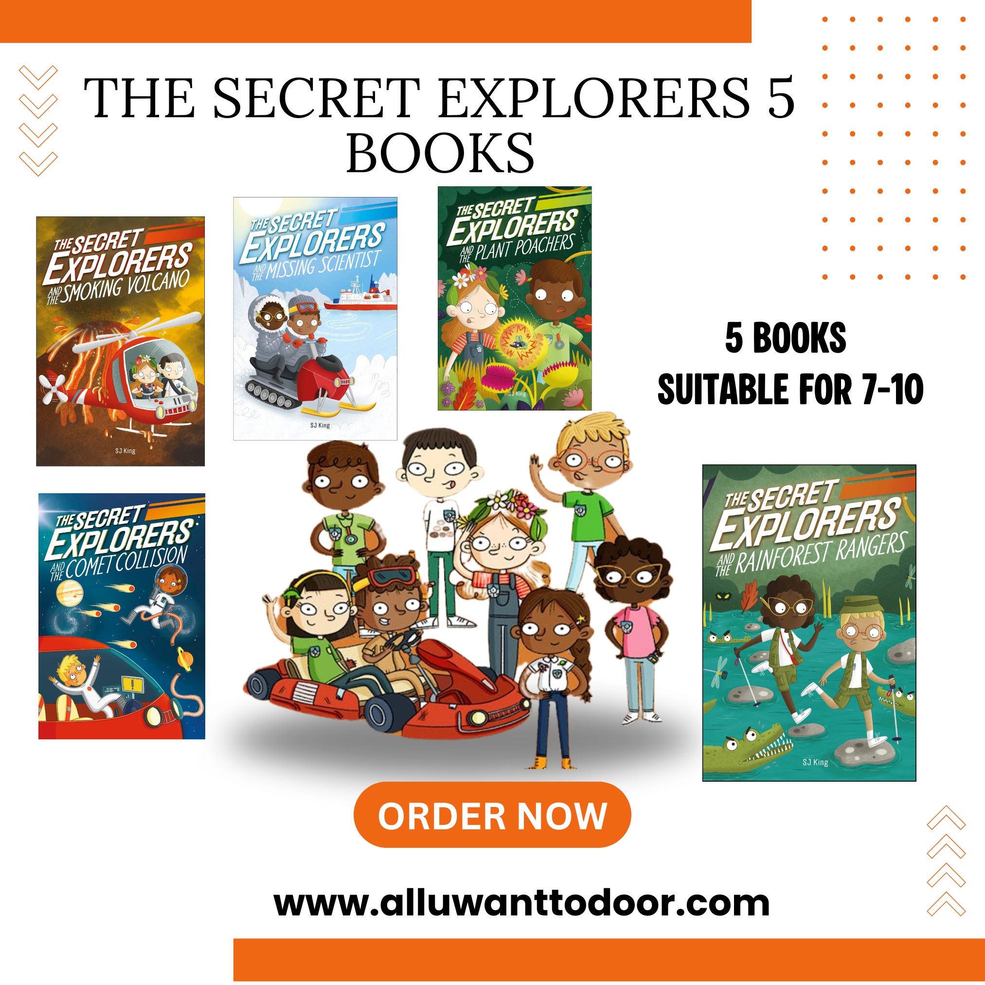 4(8) The Secret Explorers 5 books - الصورة 1